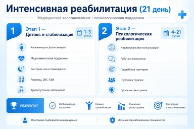 Реабилитация за 21 день в Красноармейске